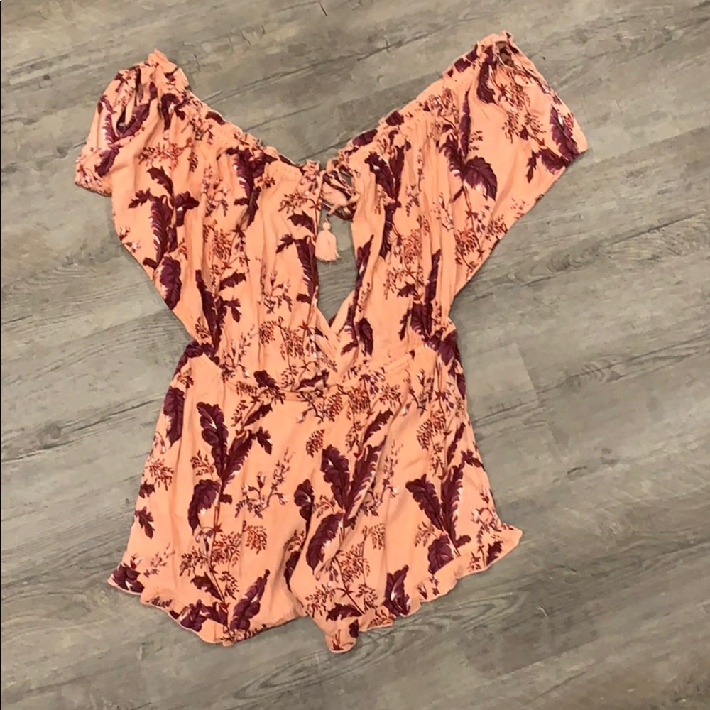 Floral Romper - Picture 1 of 4
